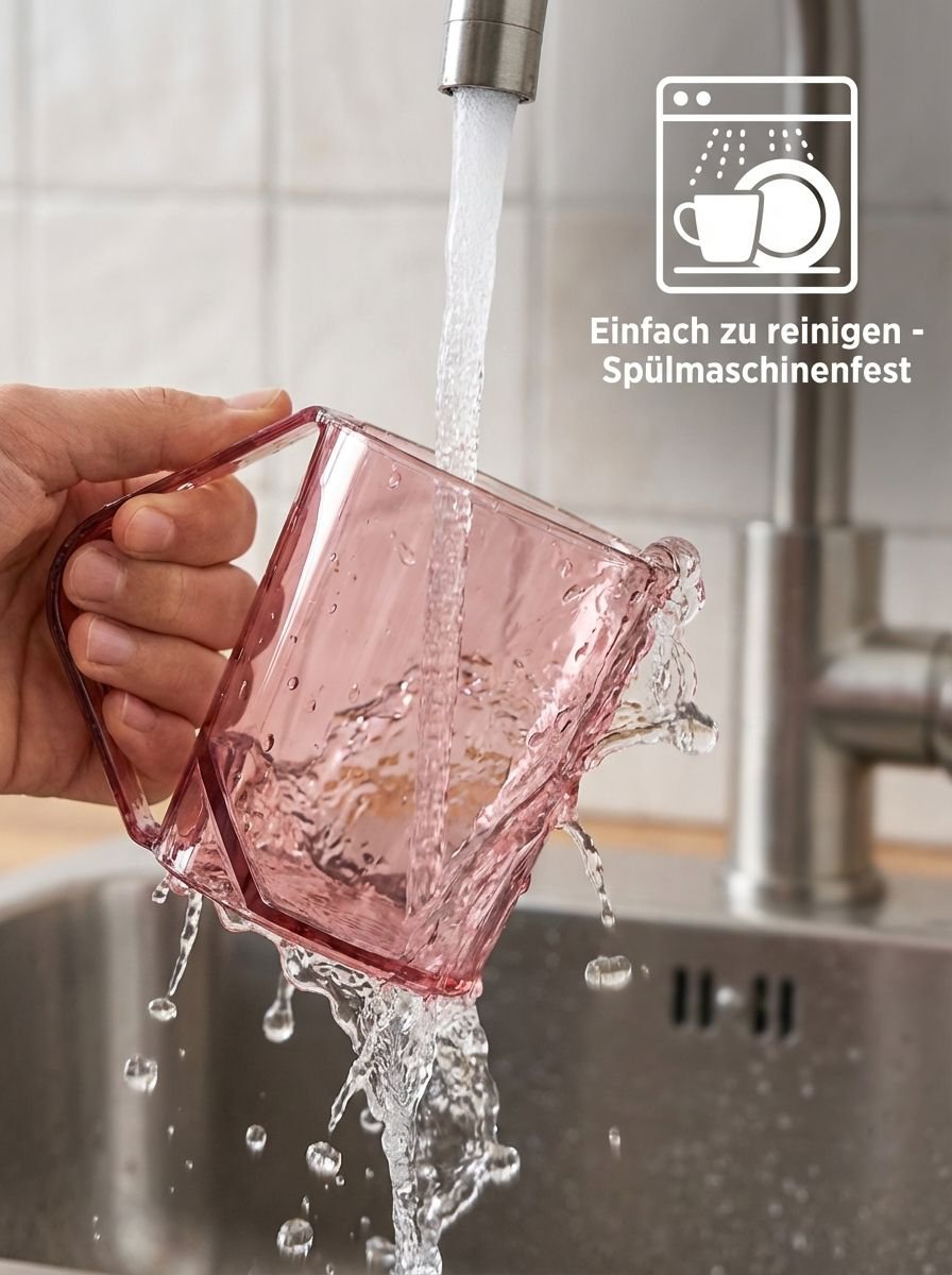 Zahnbürstenbecher mit Mundwasserspender