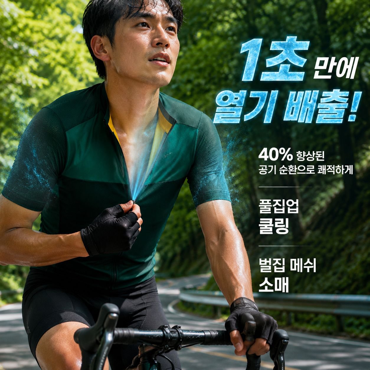 남성용 반팔 라이더 티셔츠