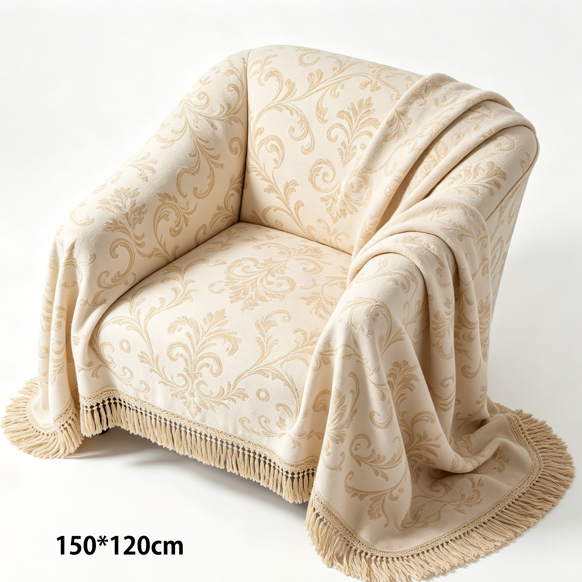 Plaid de canapé doux et confortable sur un canapé moderne