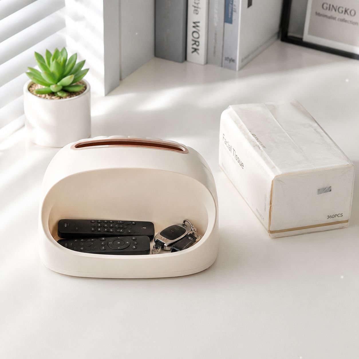 Self Contained Cream Style Living Room Spring Drawer Box Tissue Box Self Contained Spring Drawer Box