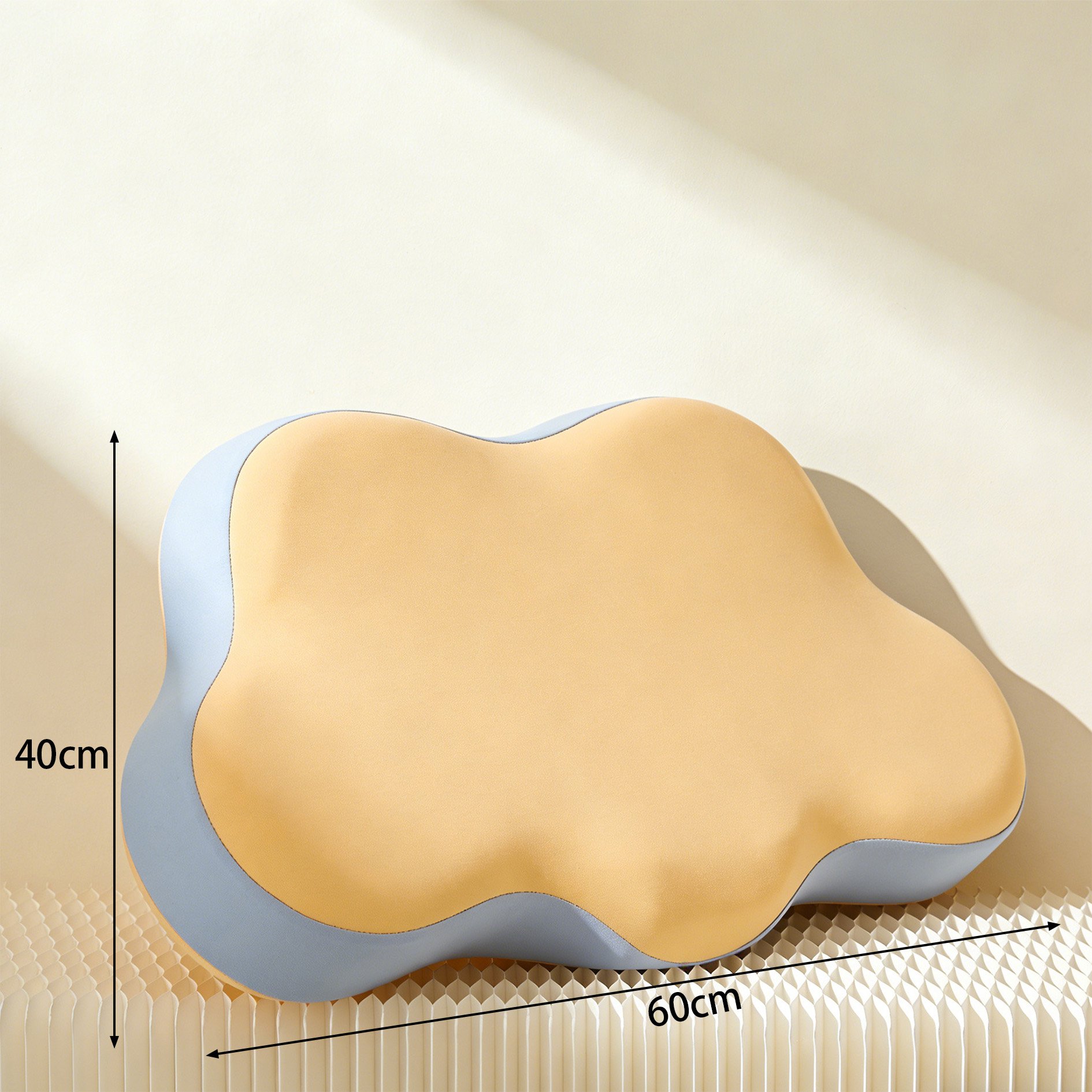 Stylish Comfortable Pillows Set of 2 on a modern sofa