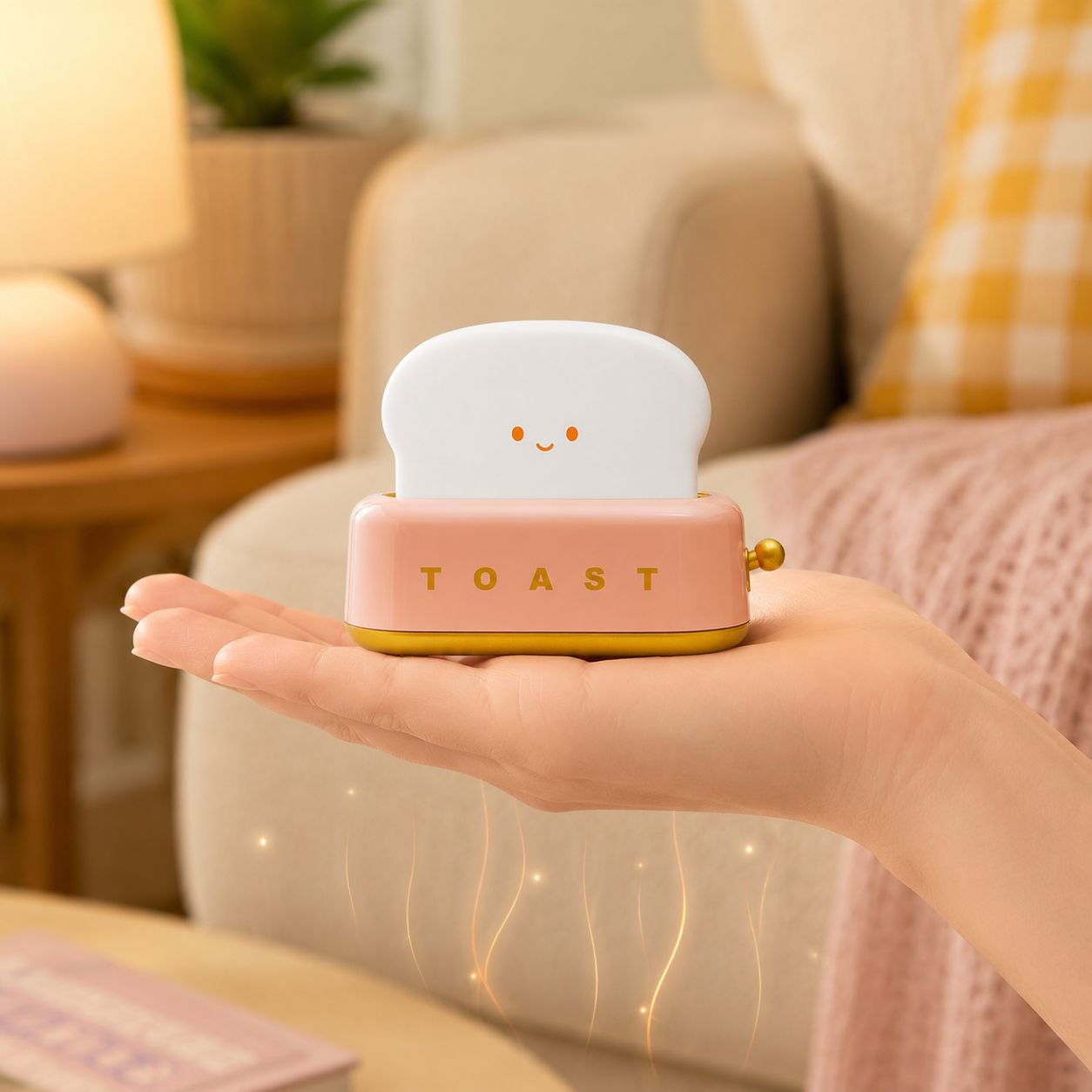 Decorative night light for cozy bedroom setup