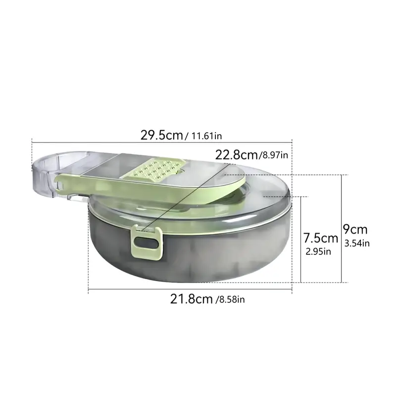 10-in-1 Vegetable Chopper with Drain Basket