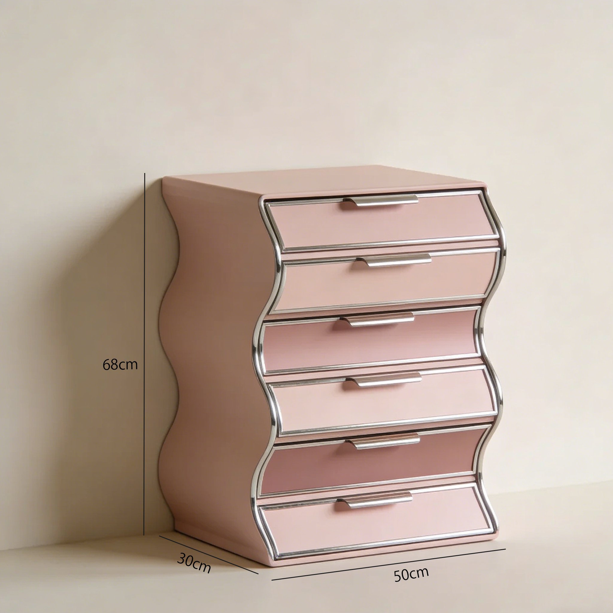 モダンなデザインの衣類収納キャビネット