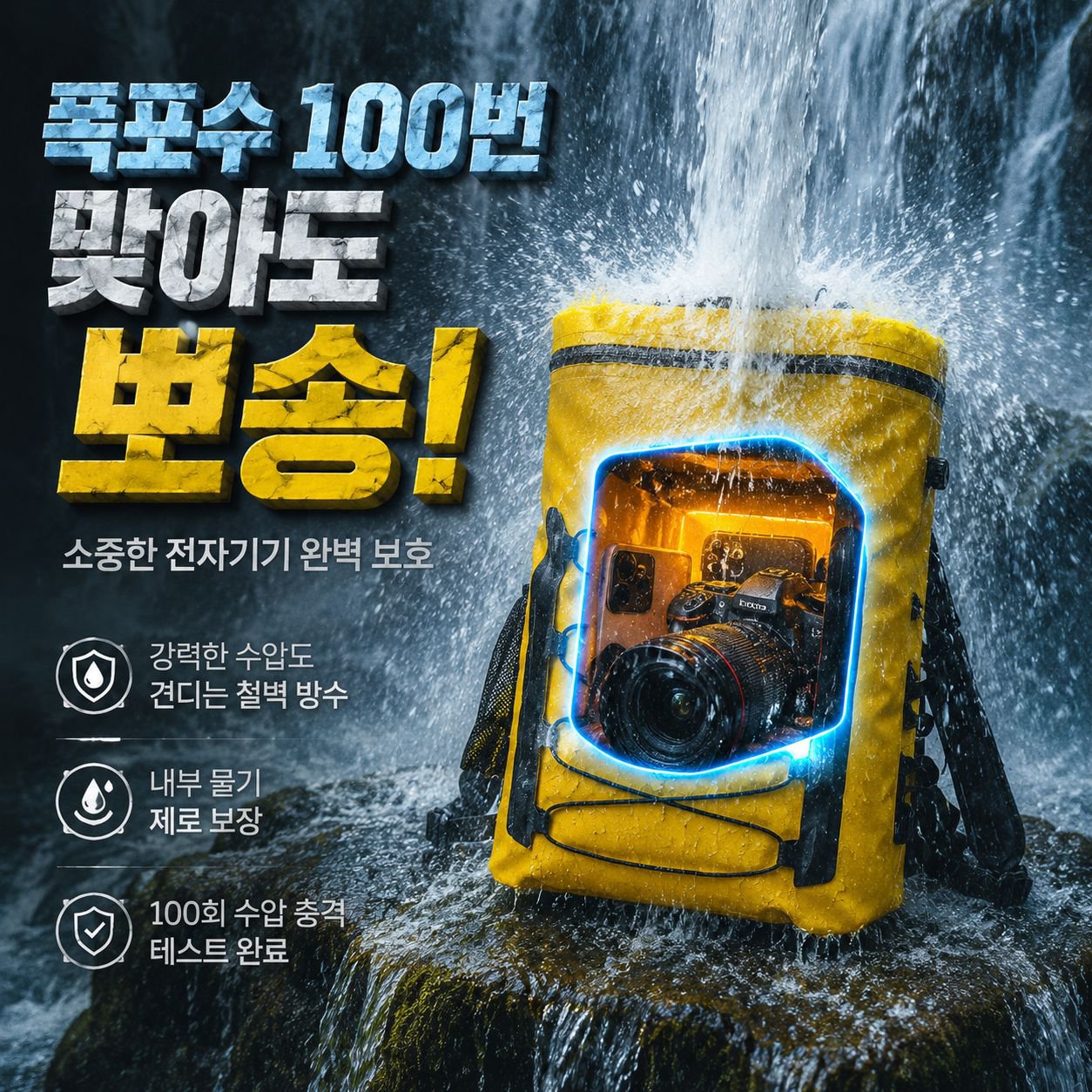 25L 방수 수납 가방 해변 캠핑 래프팅 전용