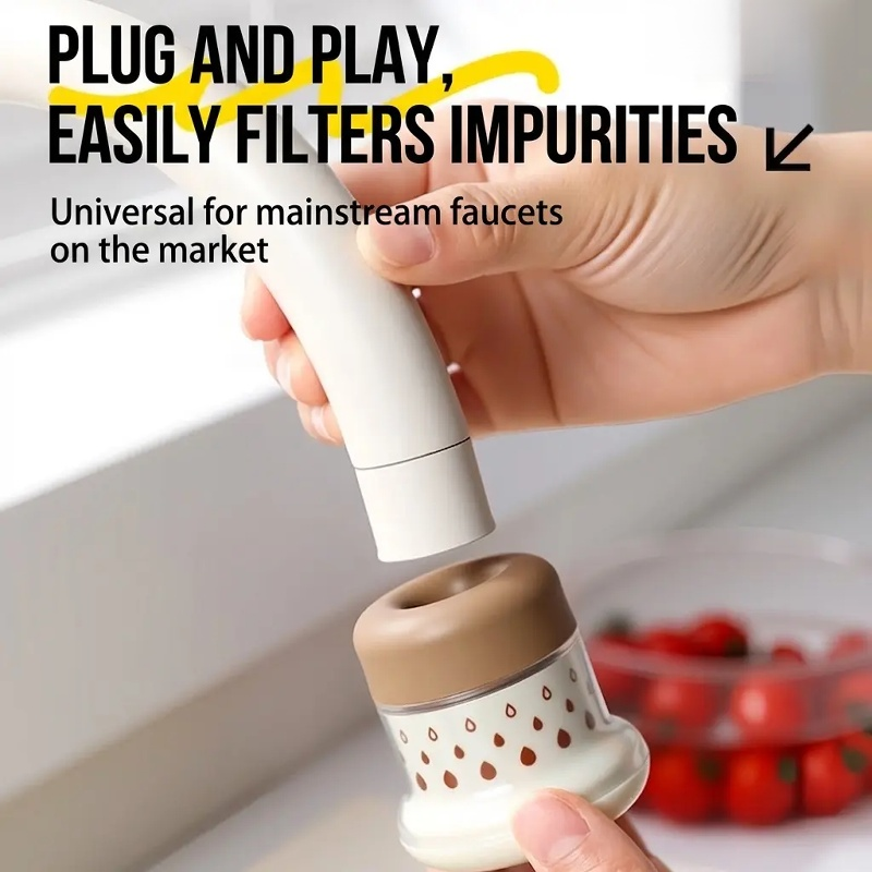 Universal Kitchen Faucet Splash-proof Rotating Filter Water Purifier