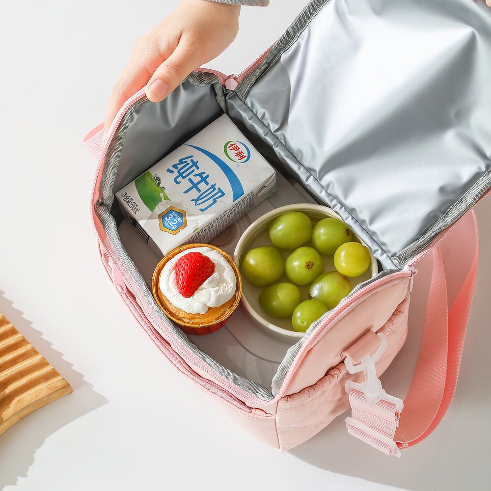 กระเป๋าใส่อาหารกลางวันแบบพกพากันน้ำและเก็บความร้อนดีไซน์ทันสมัย