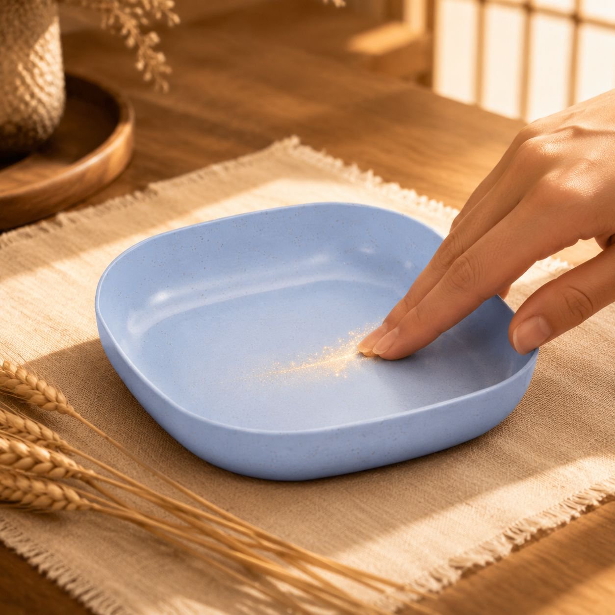 Producto médico sostenible de paja de trigo