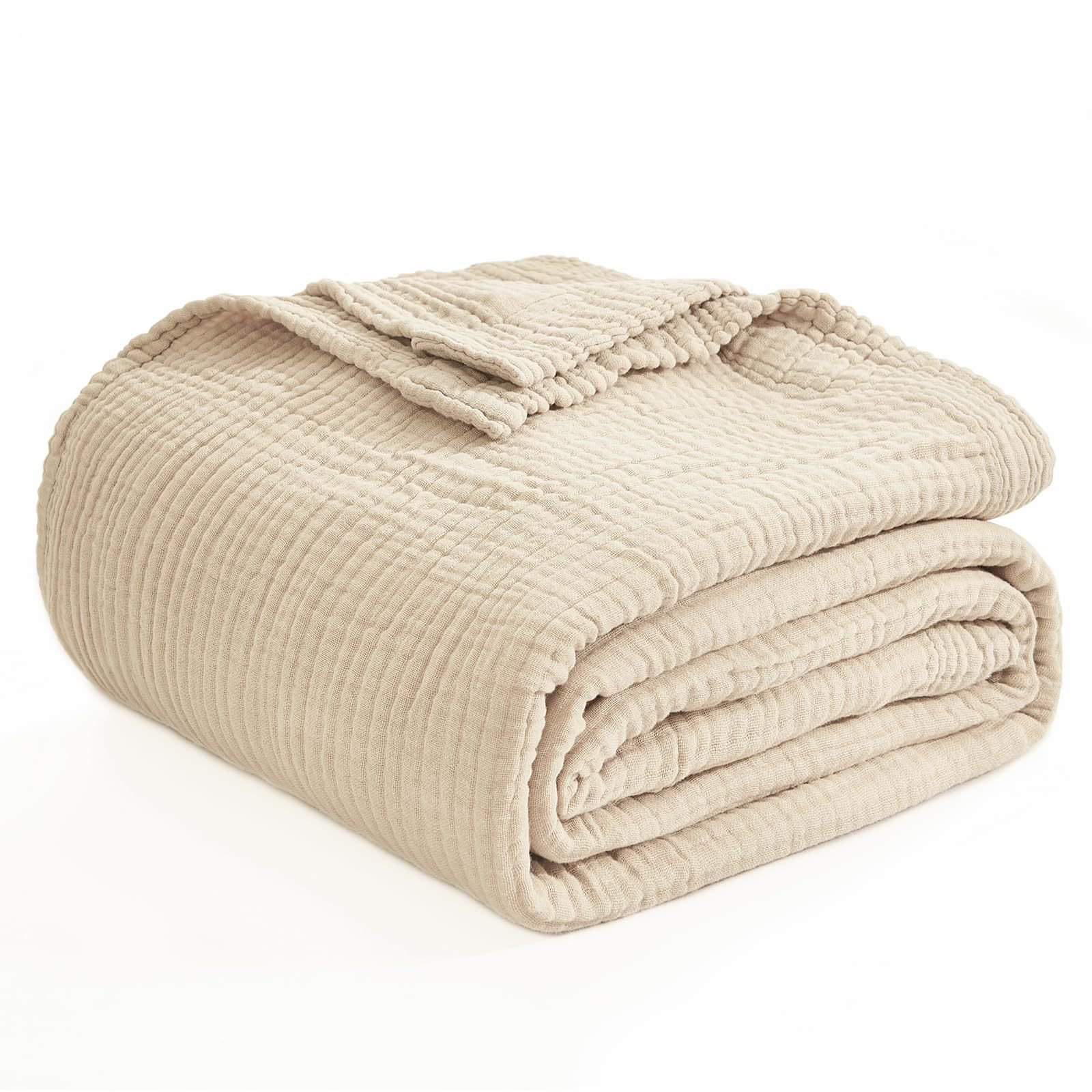Lightweight Soft Pure Cotton Blanket, Ideal for Summer