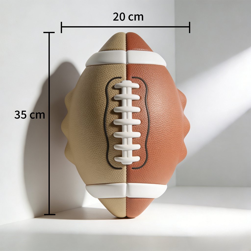 Durable rugby match ball for intense gameplay