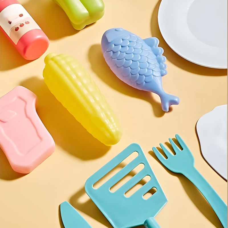 ชุดเครื่องครัวจําลองสำหรับเด็ก ของเล่นครัวขนาดเล็ก