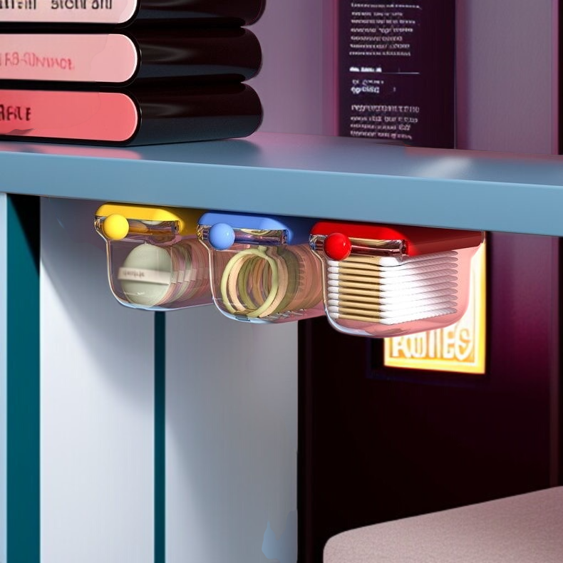 면봉 보관용 욕실 수납선반