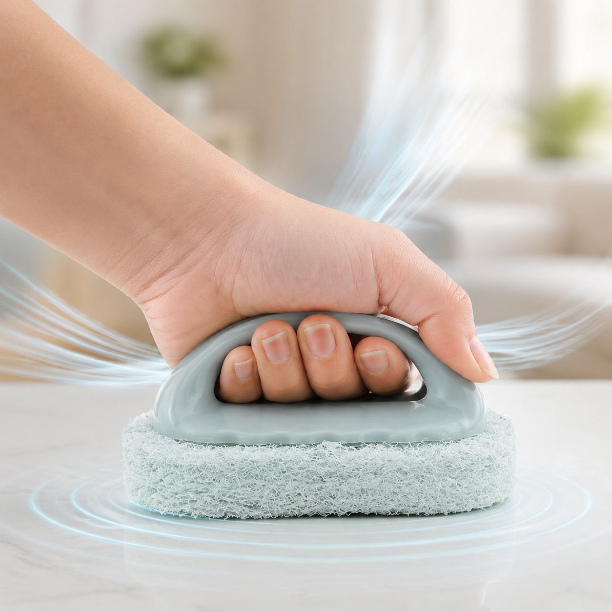 Special Kitchen & Bathroom Sponge Brush Cleaning Tool