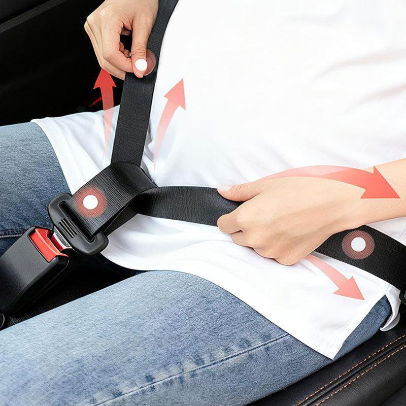 Automobile pregnant women's seat belt anti pinch support abdomen