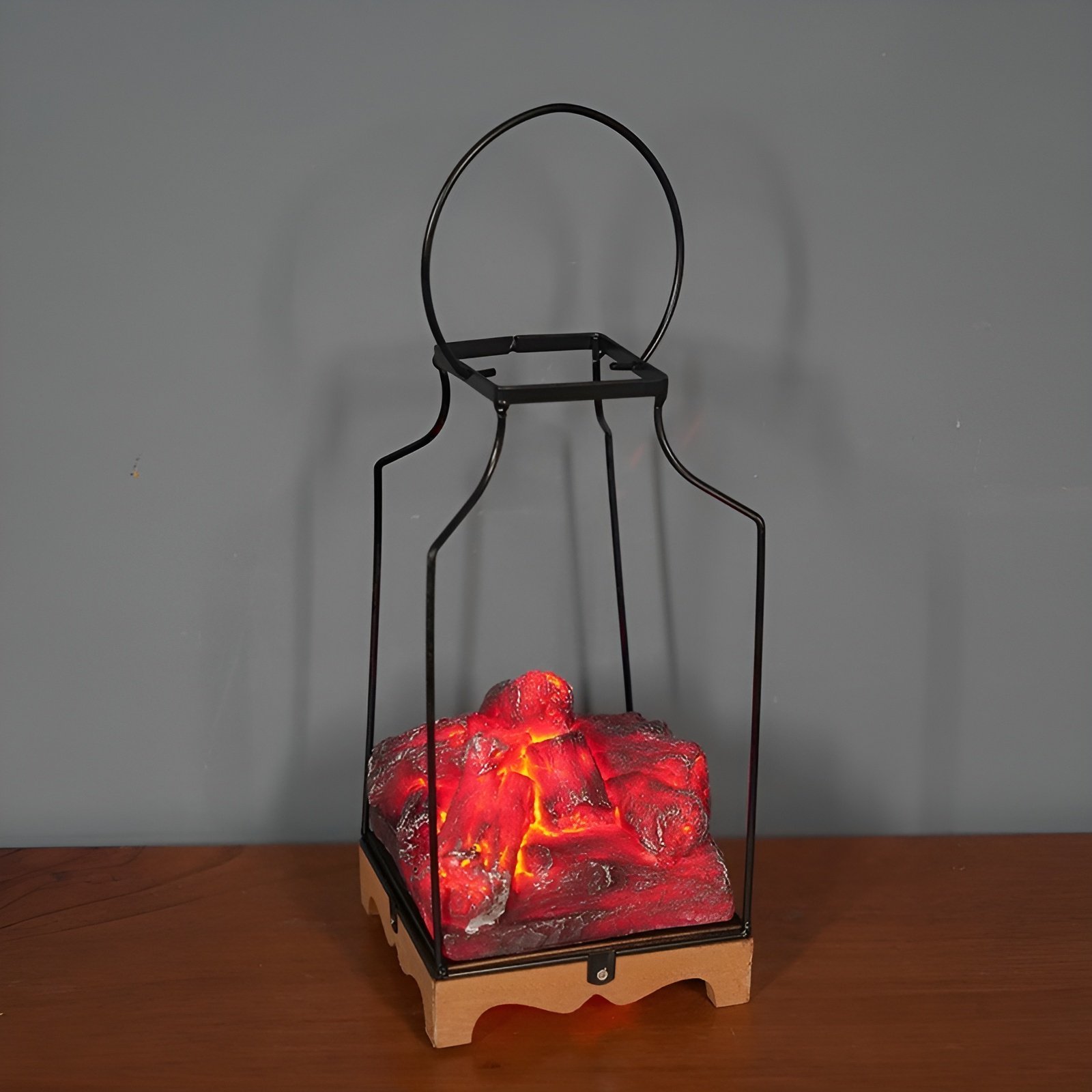 European-style imitation charcoal flame LED decorative light