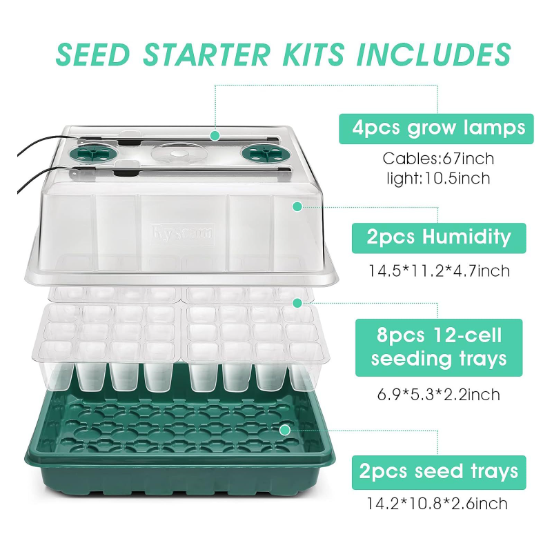 Illuminated Multi-Spectrum Seedling Tray