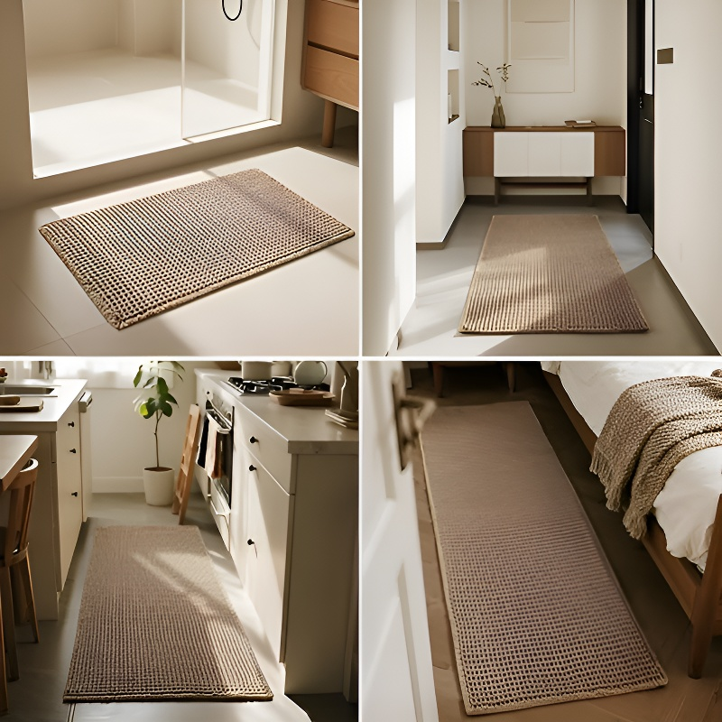 Huafu Ge bathroom floor mat anti slip, absorbent, quick drying