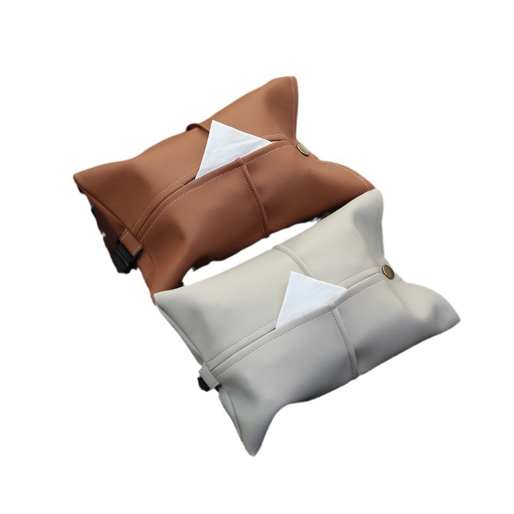 車載ティッシュケース、スタイリッシュな調節可能デザイン、シートアームレスト・サンバイザー専用