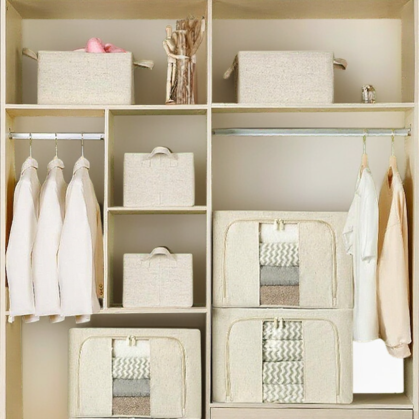 가정용 의류 면마 수납함