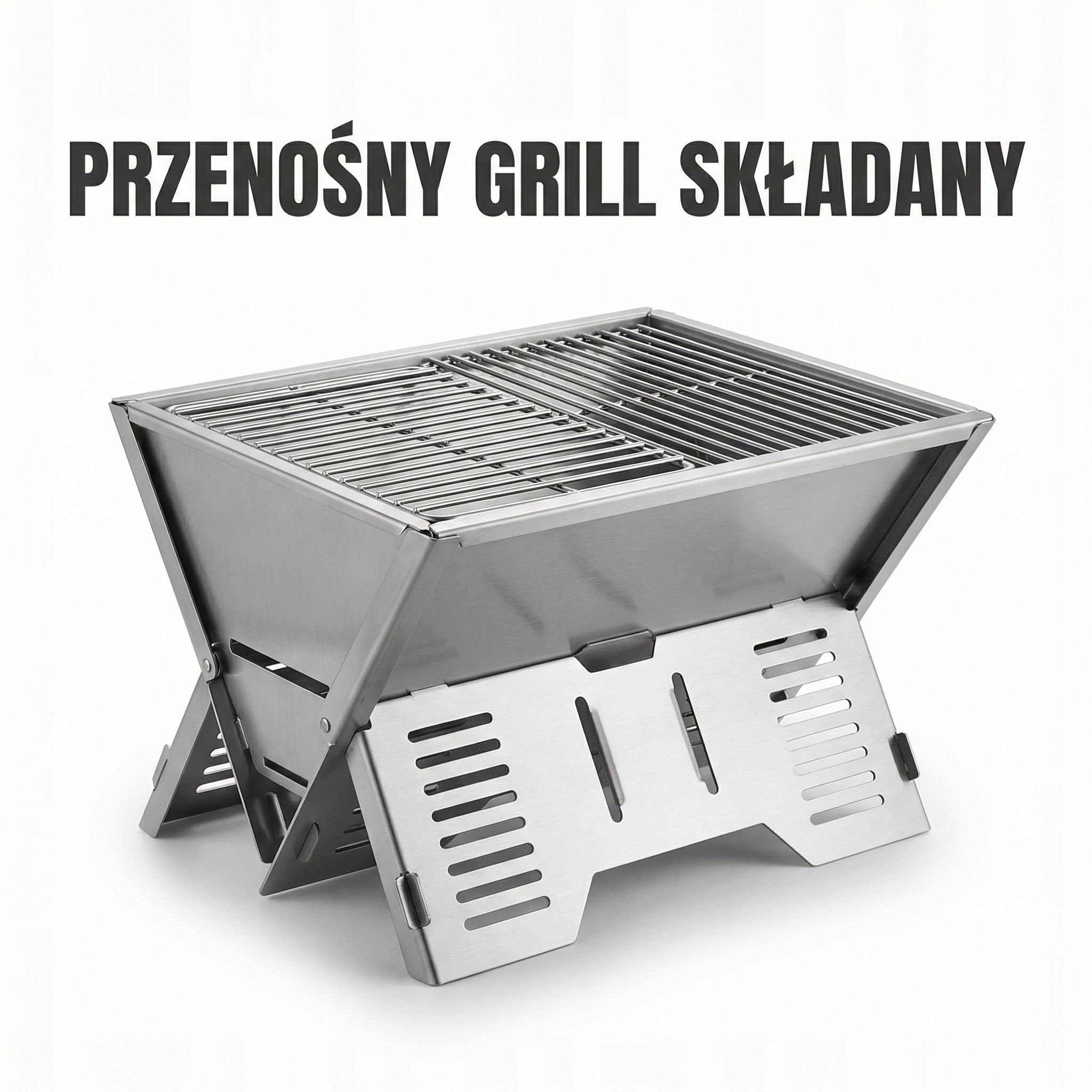 Zewnętrzny składany grill BBQ