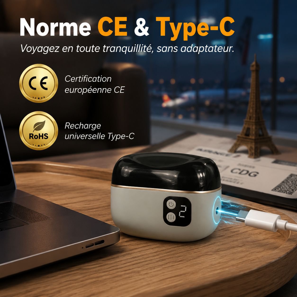Appareil coupe-ongles intelligent automatique 2-en-1