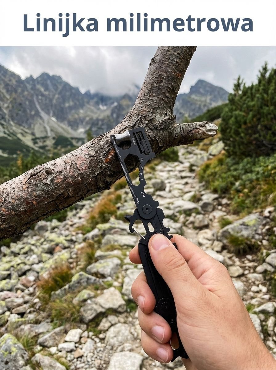 Nóż kieszonkowy z wieloma funkcjami
