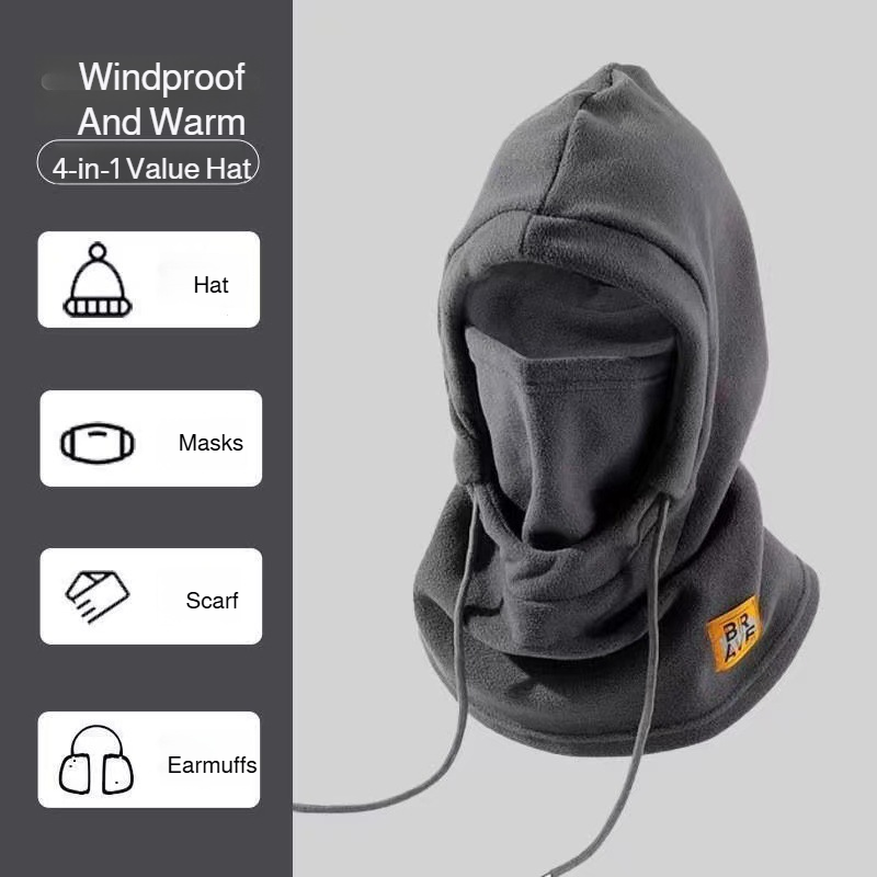 Warm Hat Scarf Mask Warm Cold Windproof Cycling