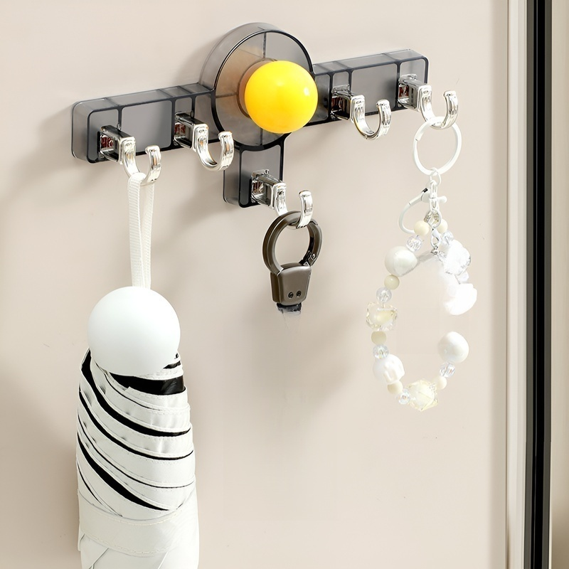 Gancho de hilera larga con ventosa sin taladro