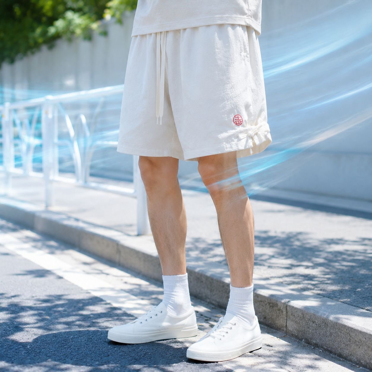 原宿系ファッションにぴったりのハーフパンツ