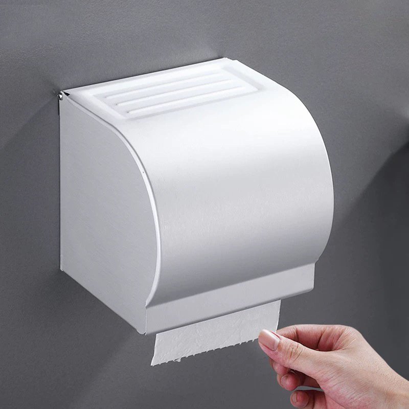 대형 알루미늄 방수 휴지통 무광