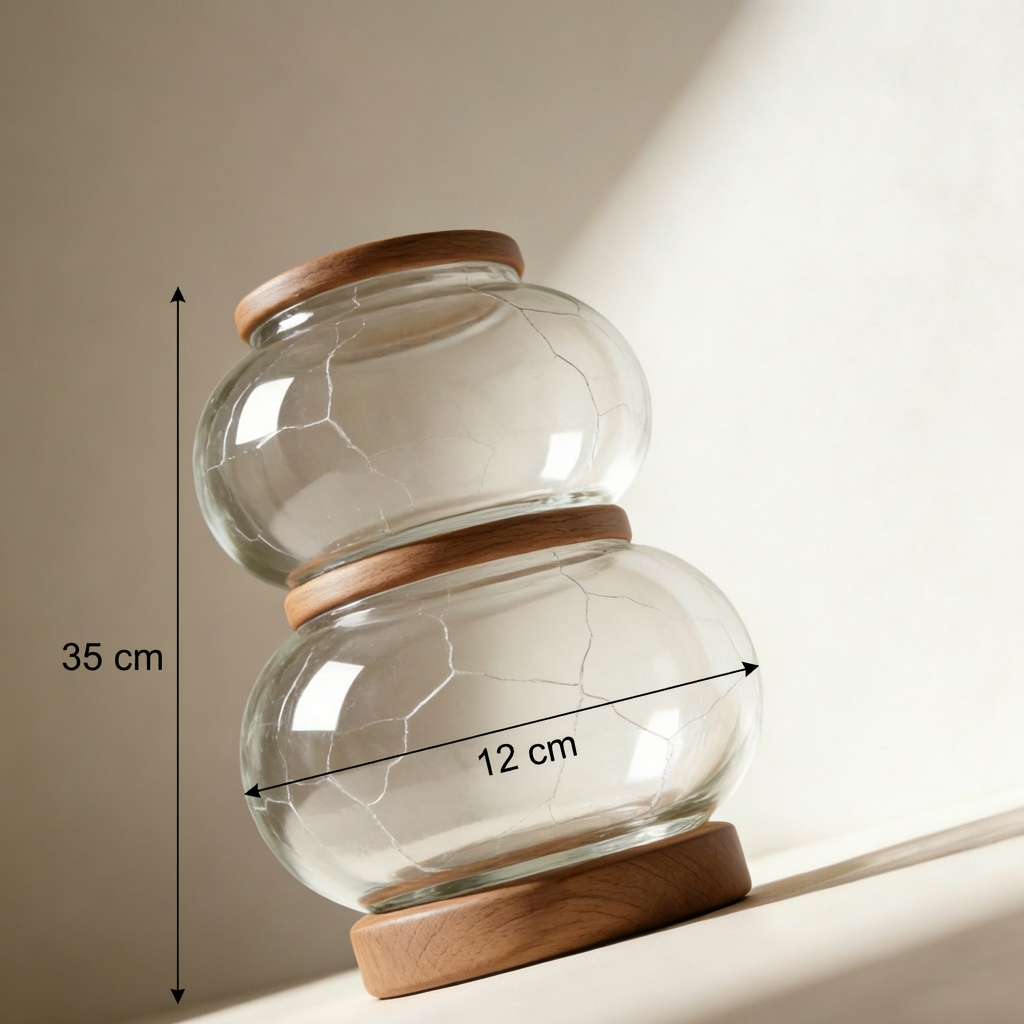 Modern glass vases perfect for centerpieces
