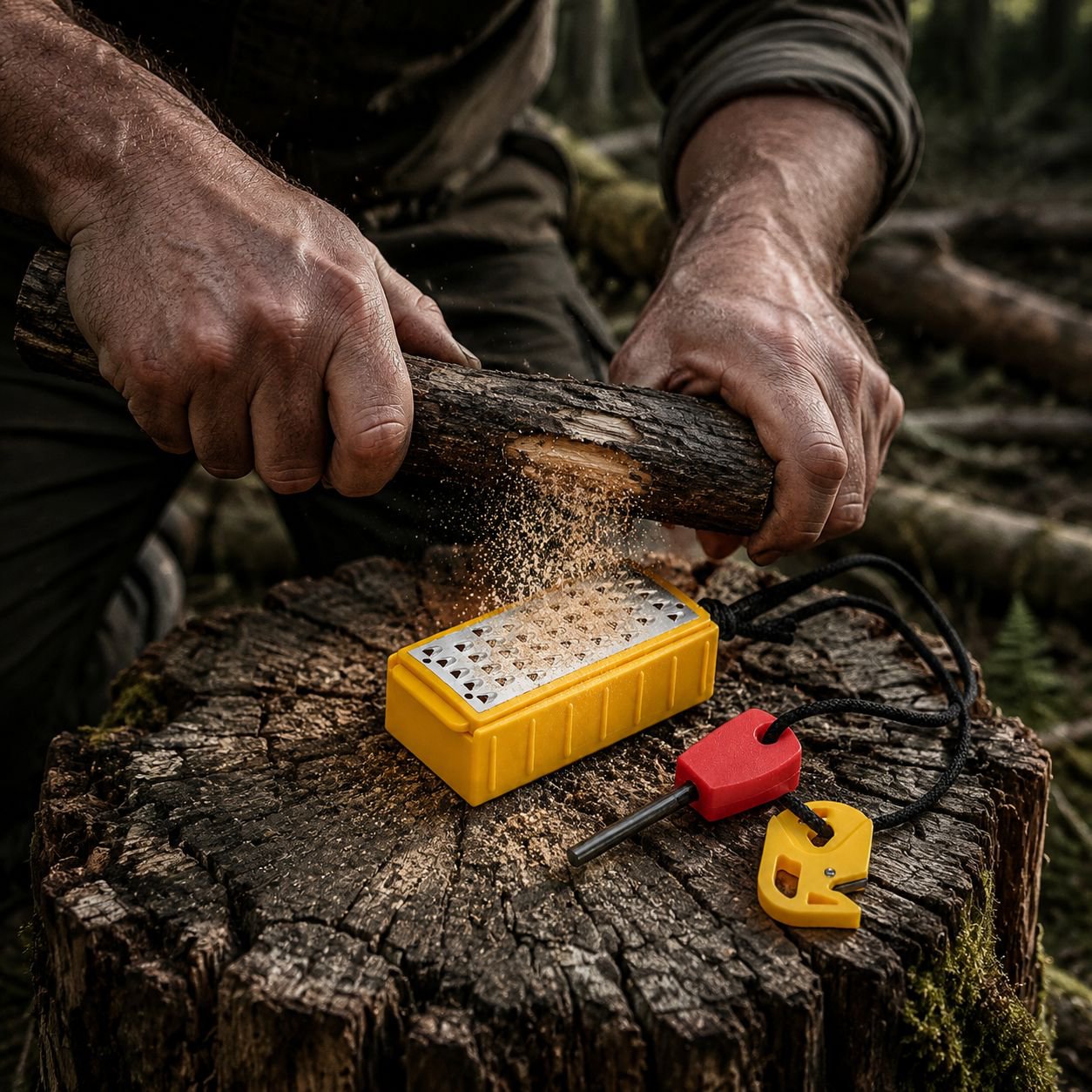 Kit de fabrication de tinder pour camping