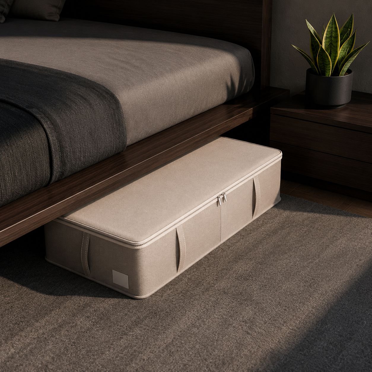 Stackable storage solution for seasonal clothing