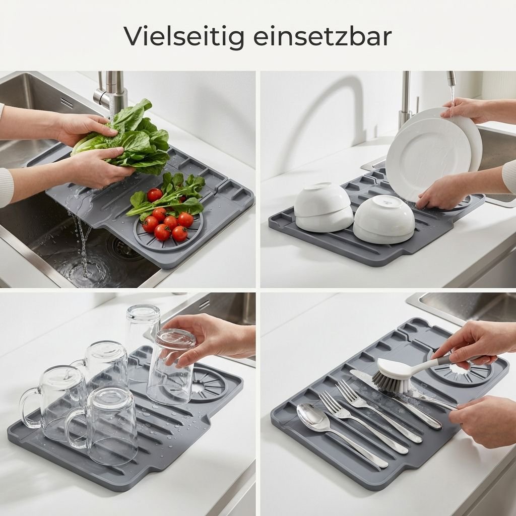 Silikon-Wasserhahn-Ablaufdichtung