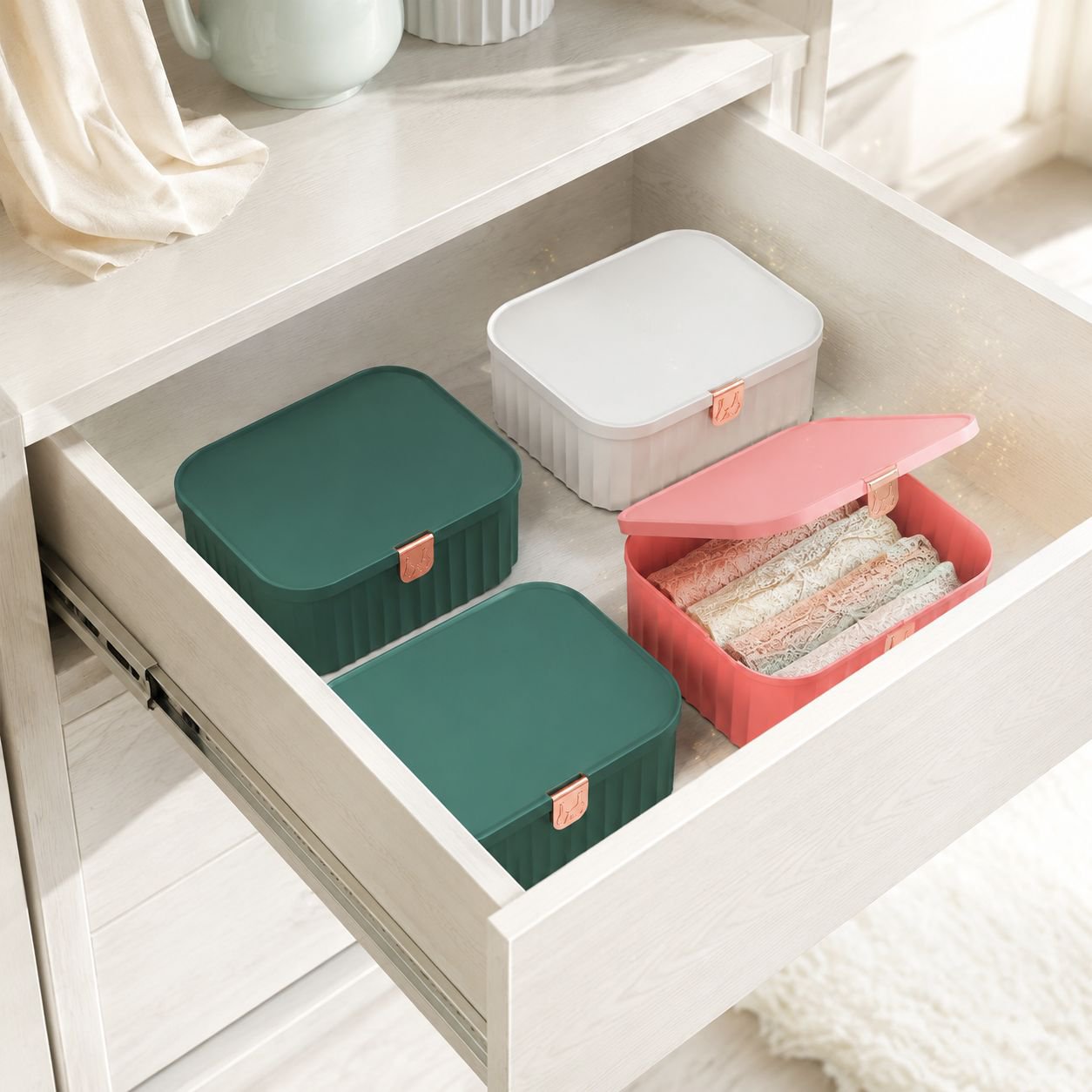 Boîte de rangement créative pour sous-vêtements