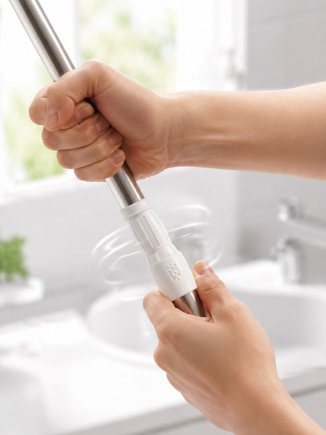 Durable silicone toilet brush with ergonomic handle