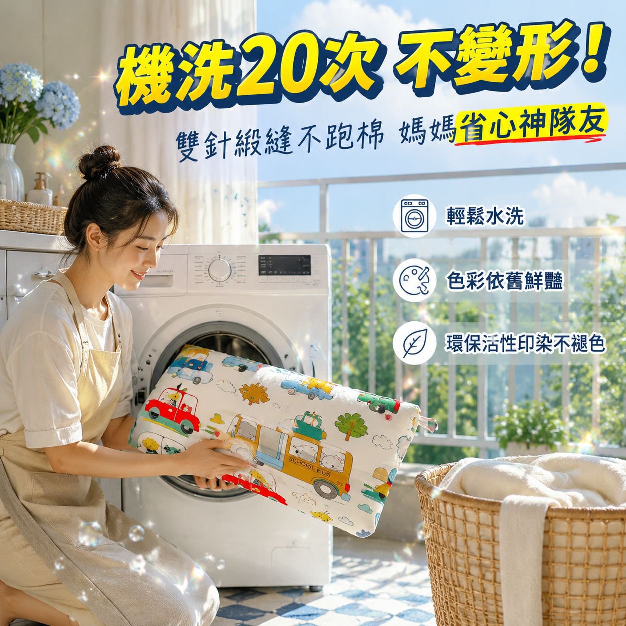 幼兒卡通造型純棉枕頭