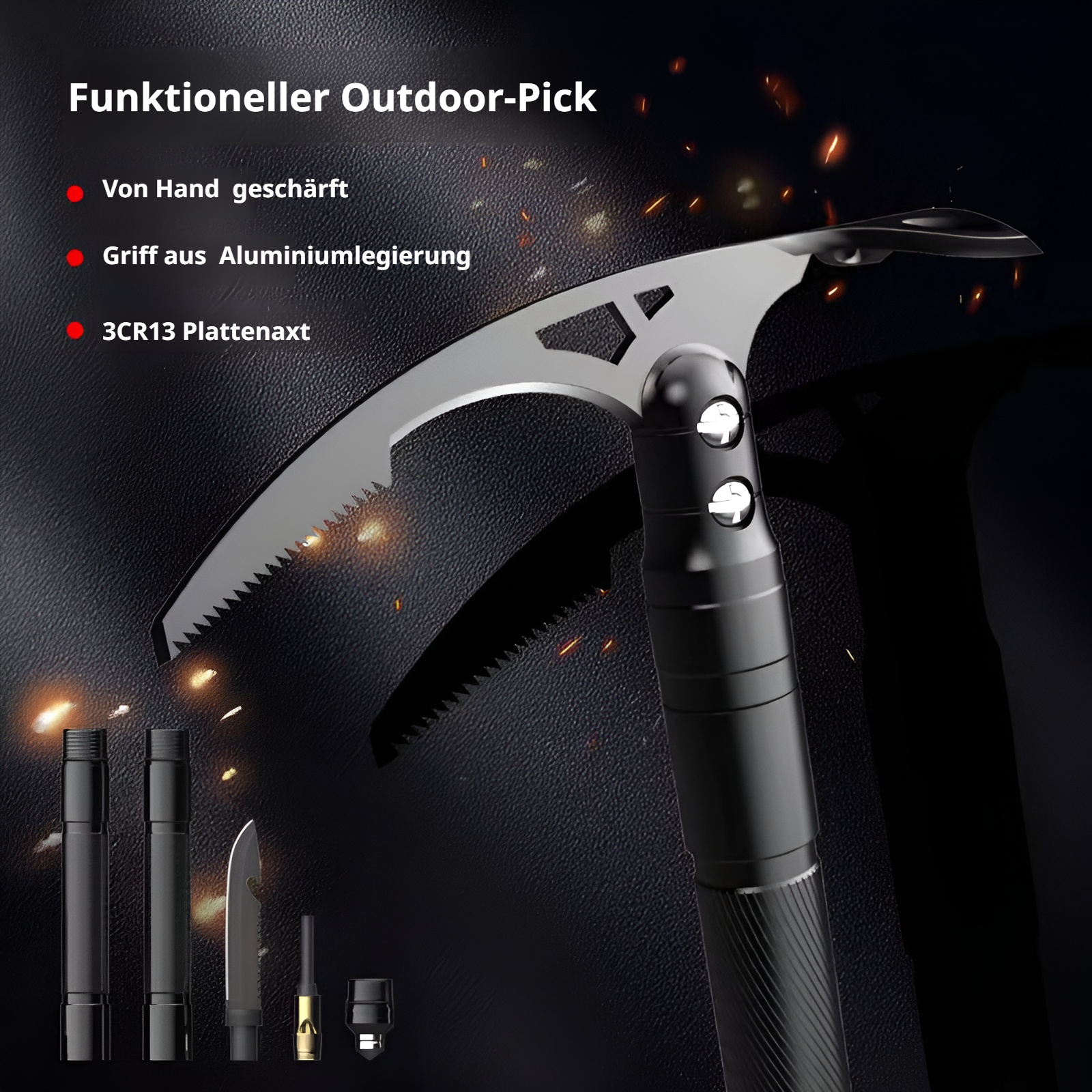 Multifunktionaler Outdoor-Eispickel