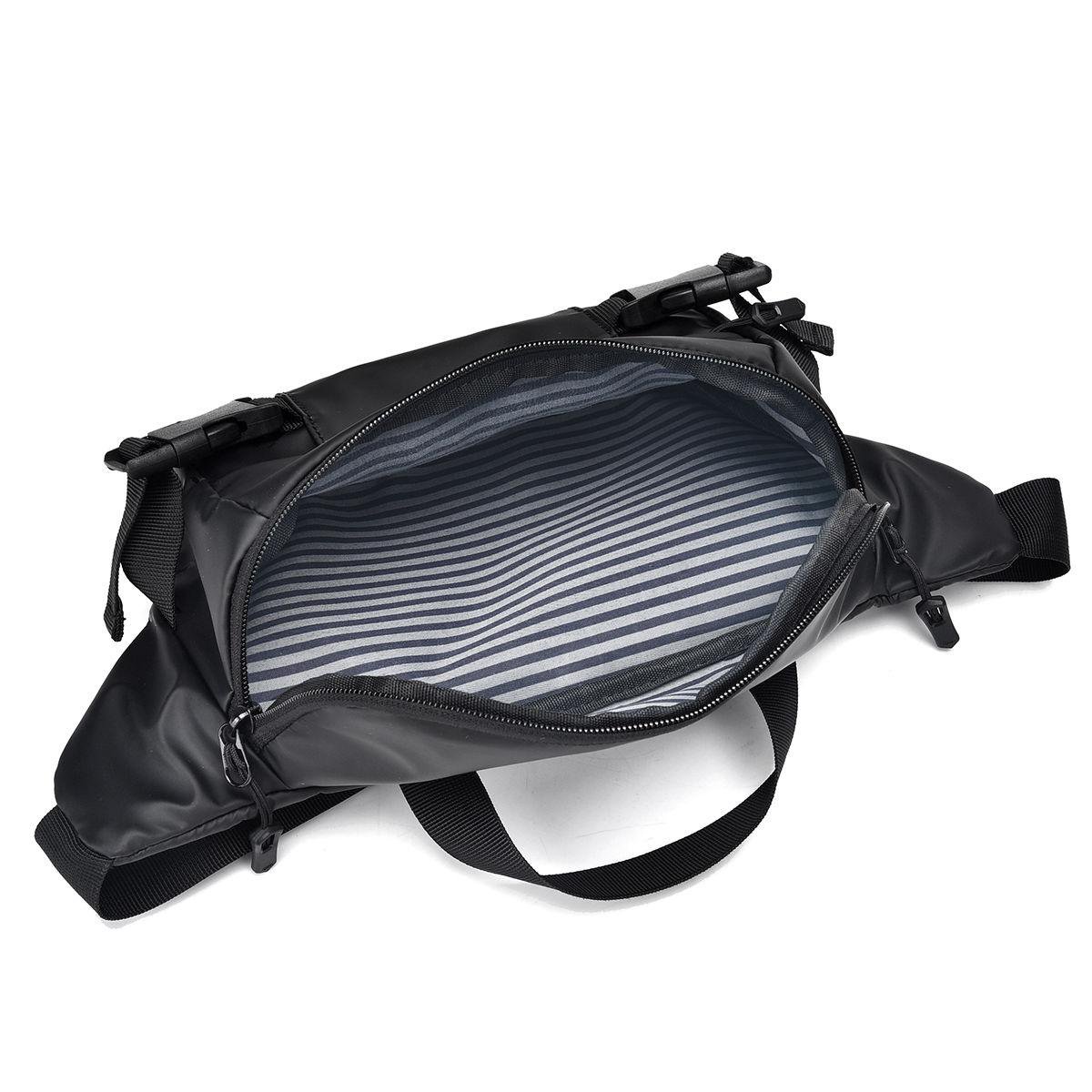 休閒男士胸包簡約單肩斜挎包多功能潮牌斜背小包郵差包男包