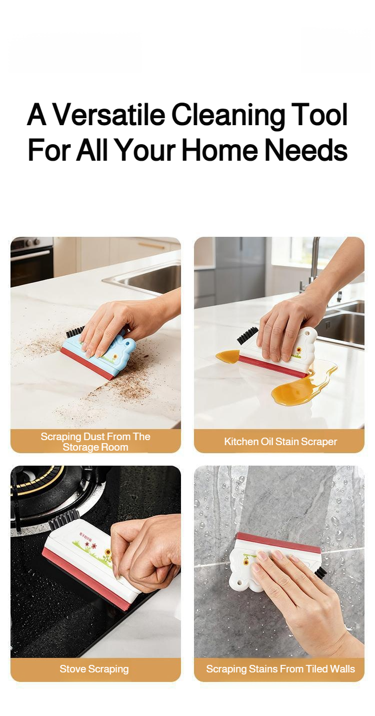 High-quality 2-in-1 squeegee for effortless cleaning