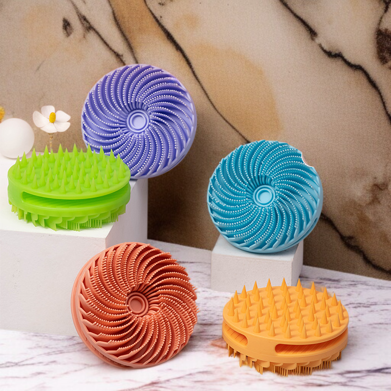 多機能シリコンシャワーブラシの全体画像