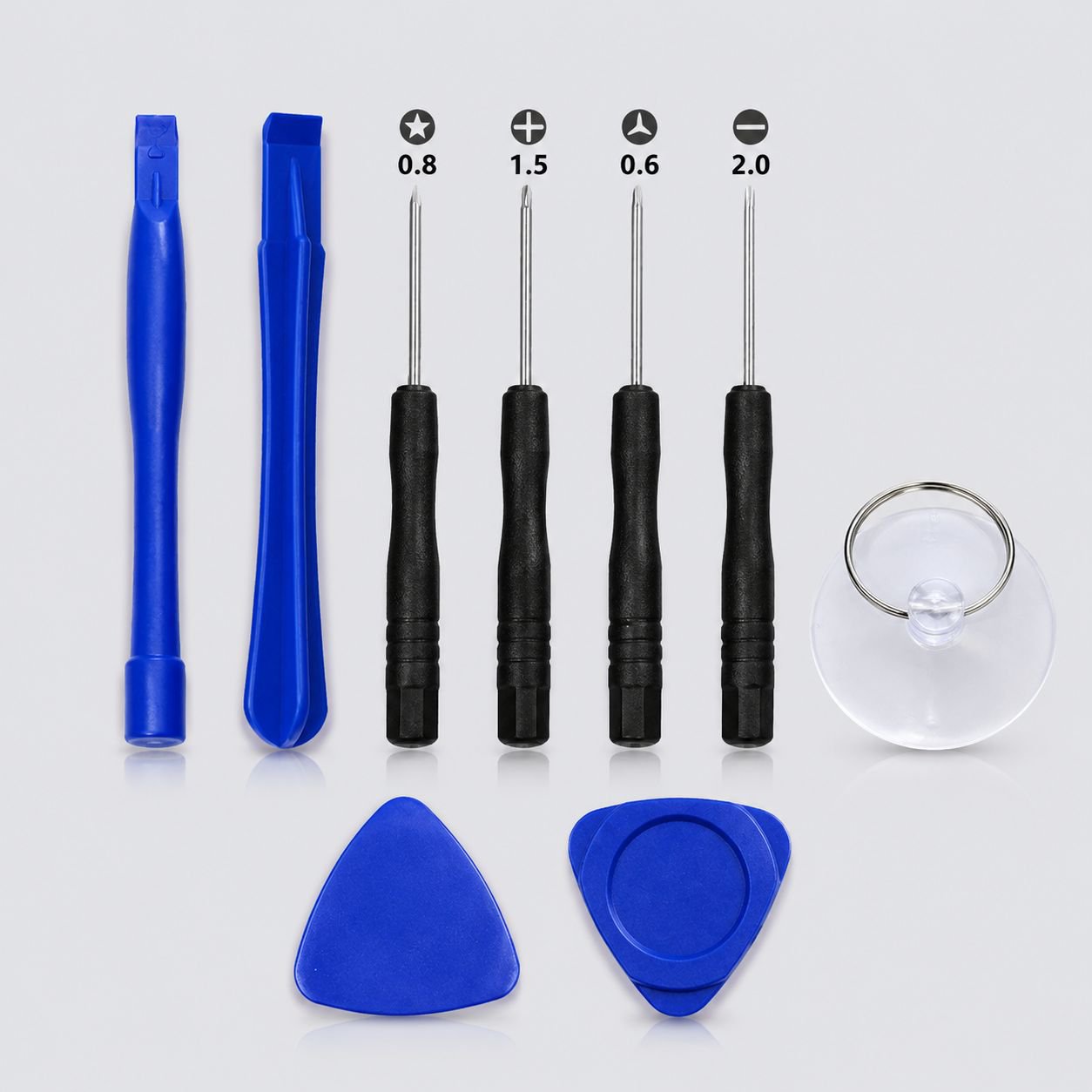 Compact and reliable screwdriver set for digital device repairs