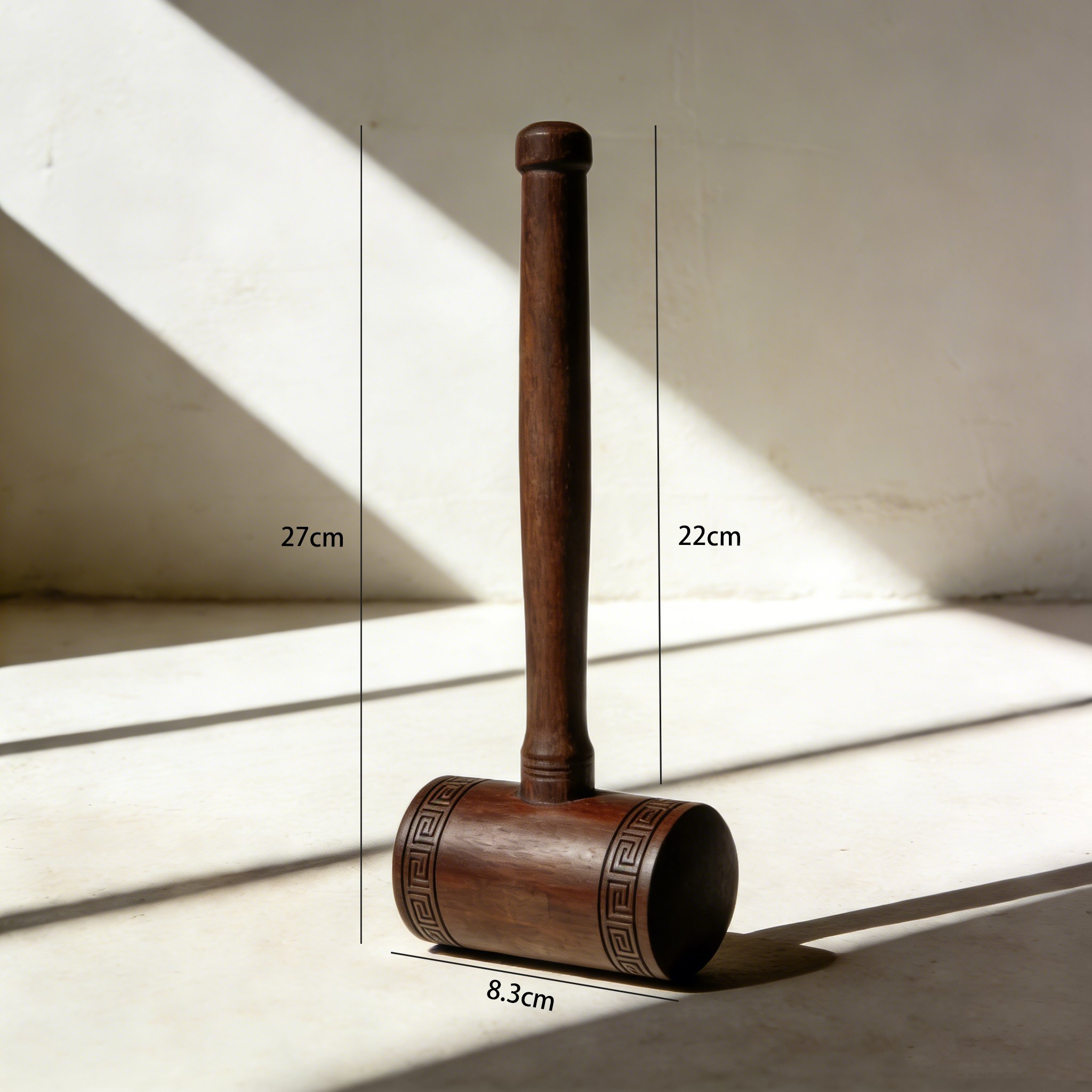 天然素材を使用したマレットの質感