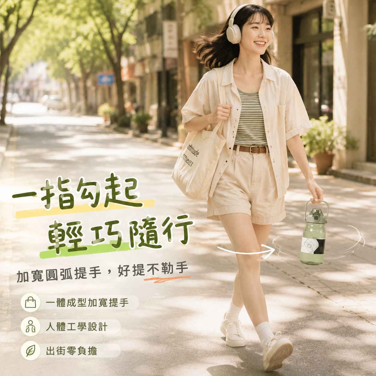 大容量塑膠水杯 帶吸管