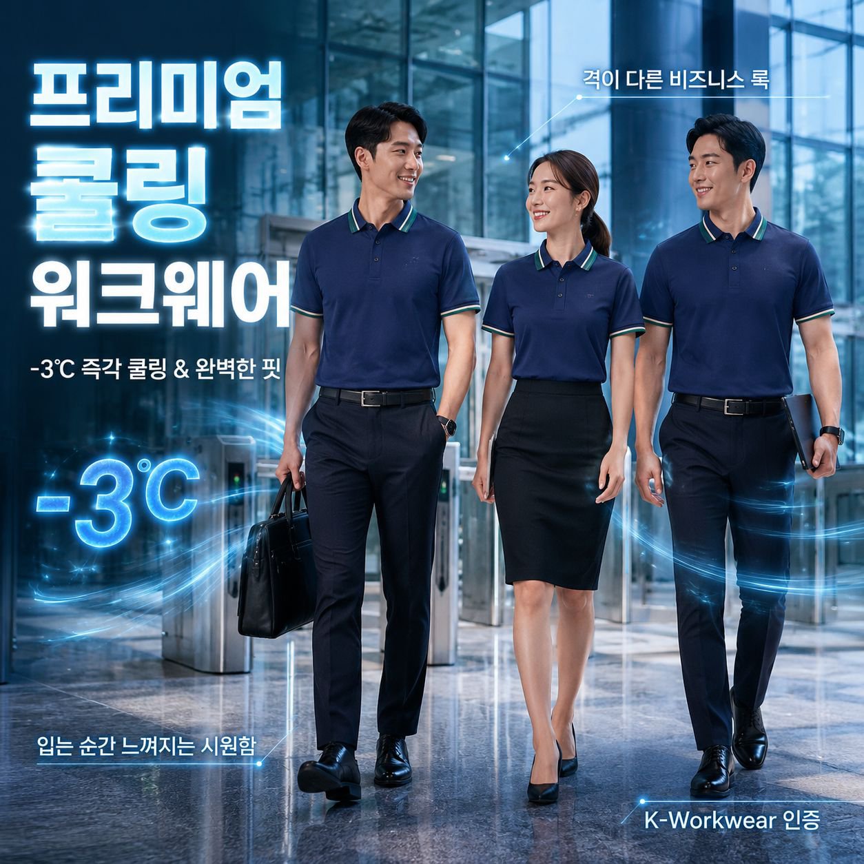 카라 아이스 실크 폴로셔츠