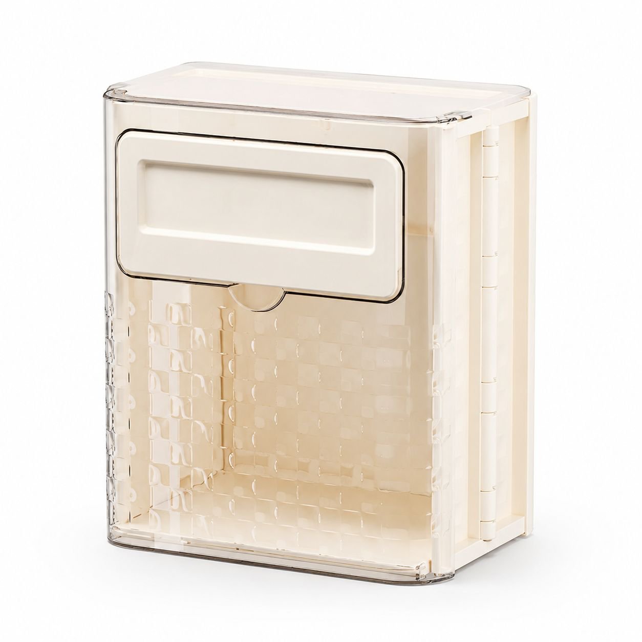 High-value household kitchen folding trash can household punch-free hanging trash can cabinet door h