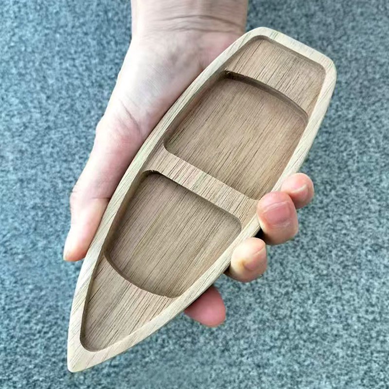 High Buoyancy Solid Wood Canoe