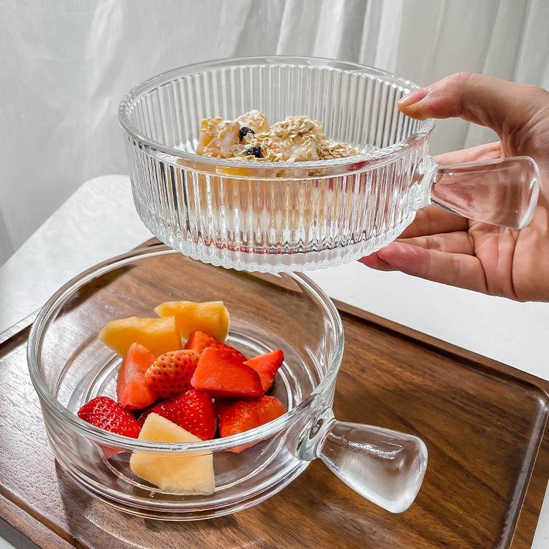 Glass Salad Bowl