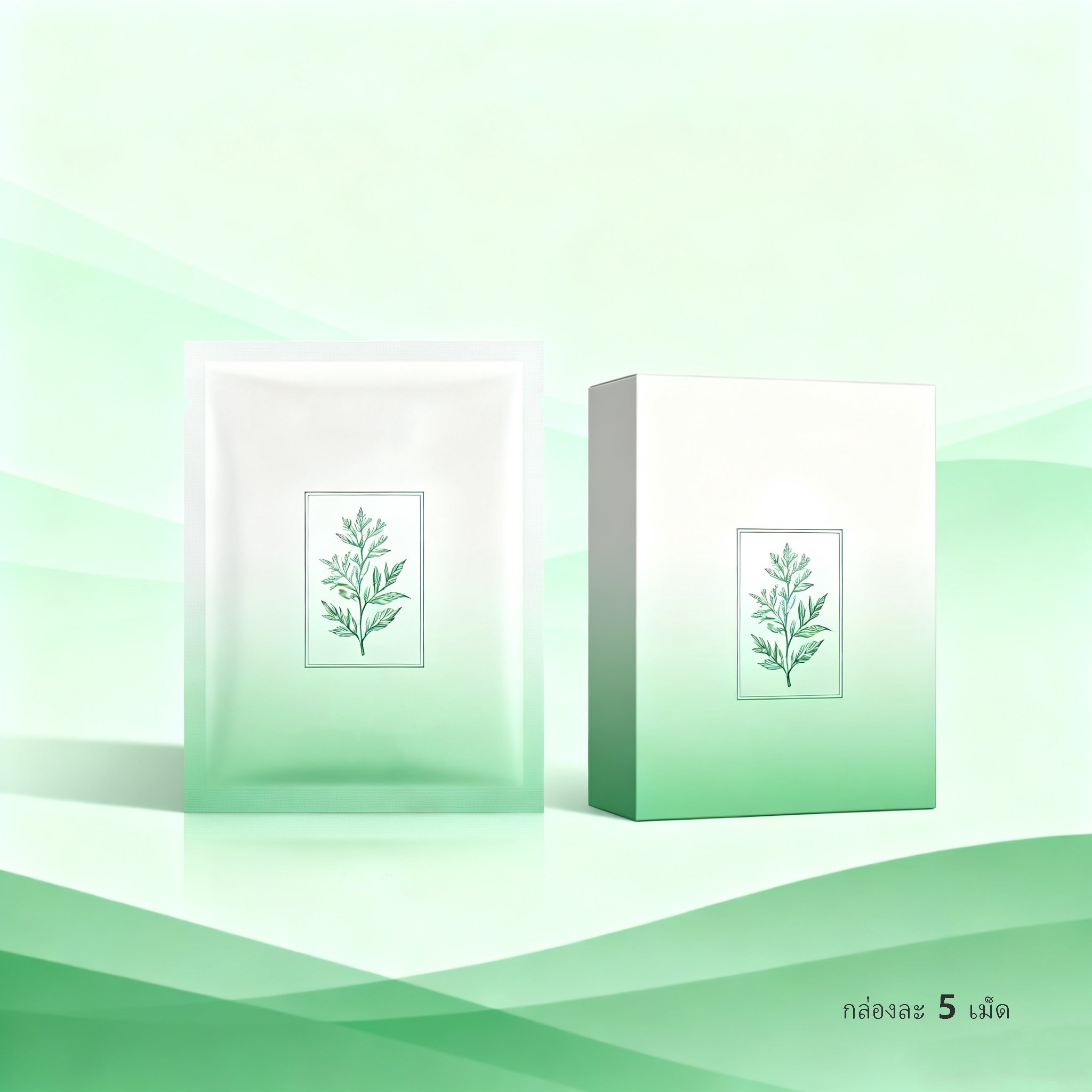 กล่องมาสก์หน้าชุ่มชื้นดีไซน์ทันสมัย