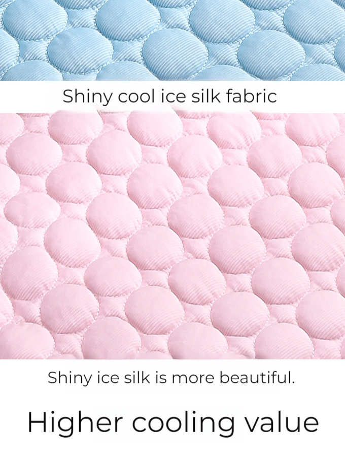 Cooling Ice Silk Pet Mat for Cats and Dogs